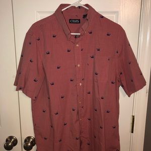 Men’s Chaps Short Sleeve Button Down